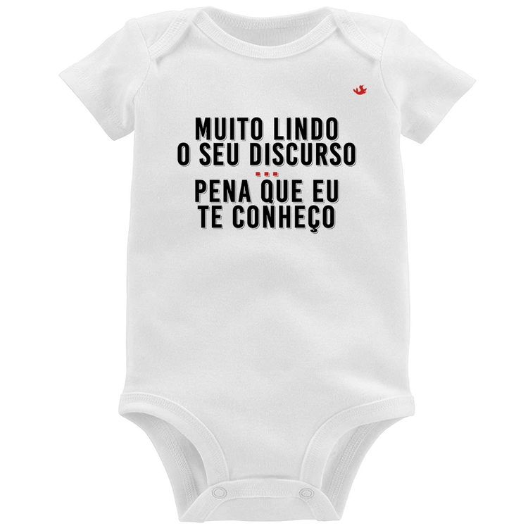 Body Bebê Muito lindo o seu discurso
