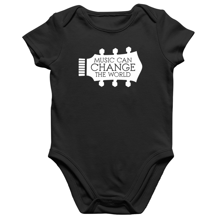 Body Bebê Algodão Music Can Change The World