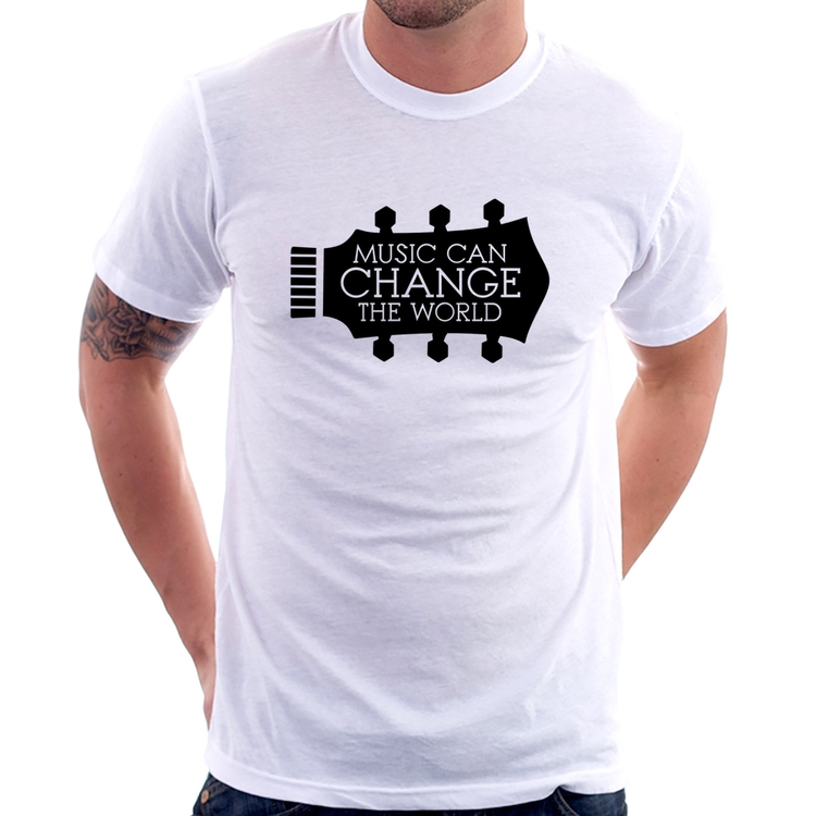 Camiseta Music Can Change The World