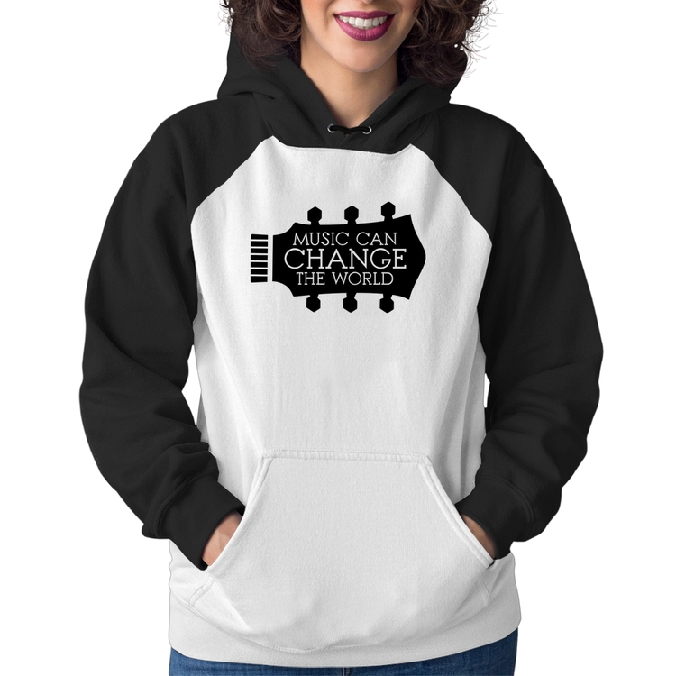 Moletom Feminino Music Can Change The World