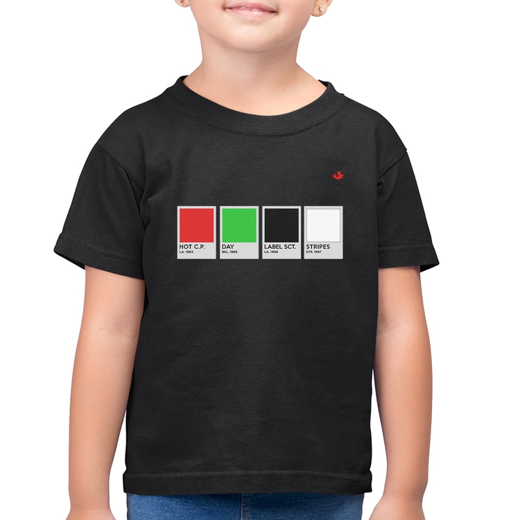 Camiseta Algodão Infantil Music Color Guide