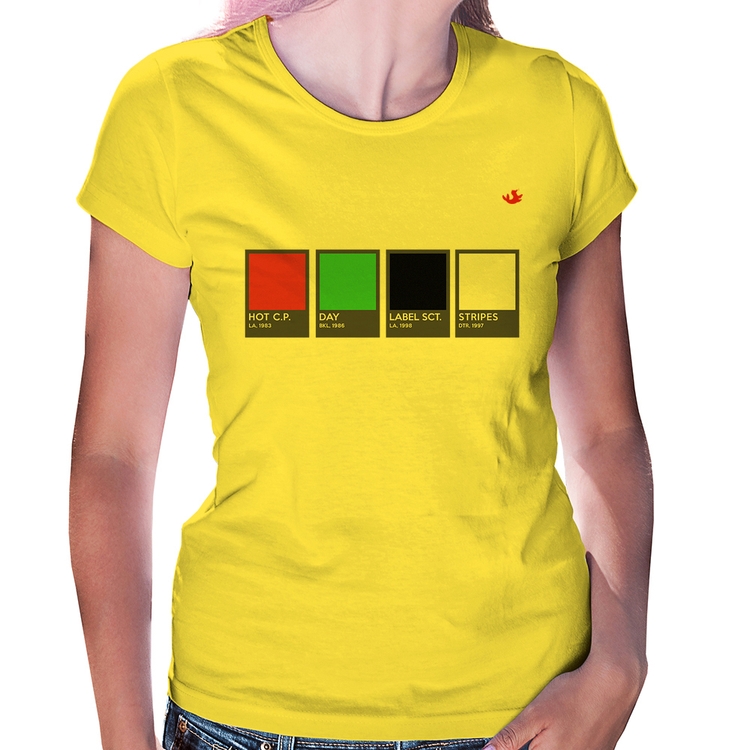 Baby Look Music Color Guide - Amarela