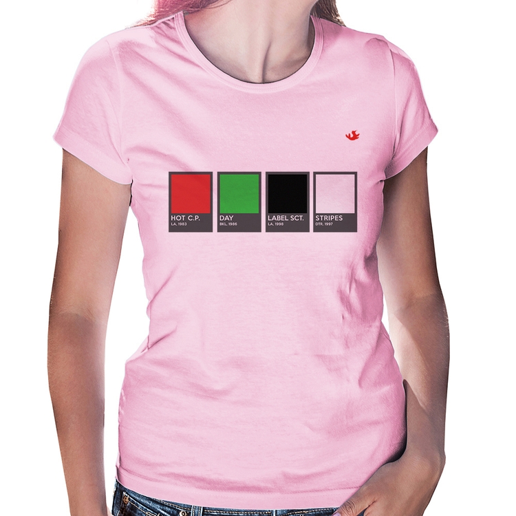 Baby Look Music Color Guide - Rosa Bebê