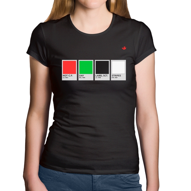 Baby Look Algodão Music Color Guide