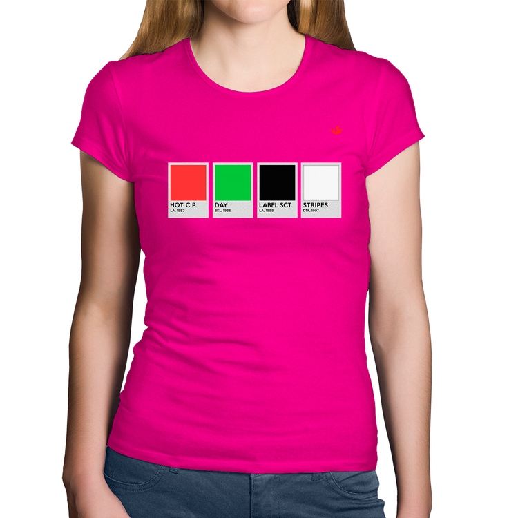 Baby Look Algodão Music Color Guide - Rosa