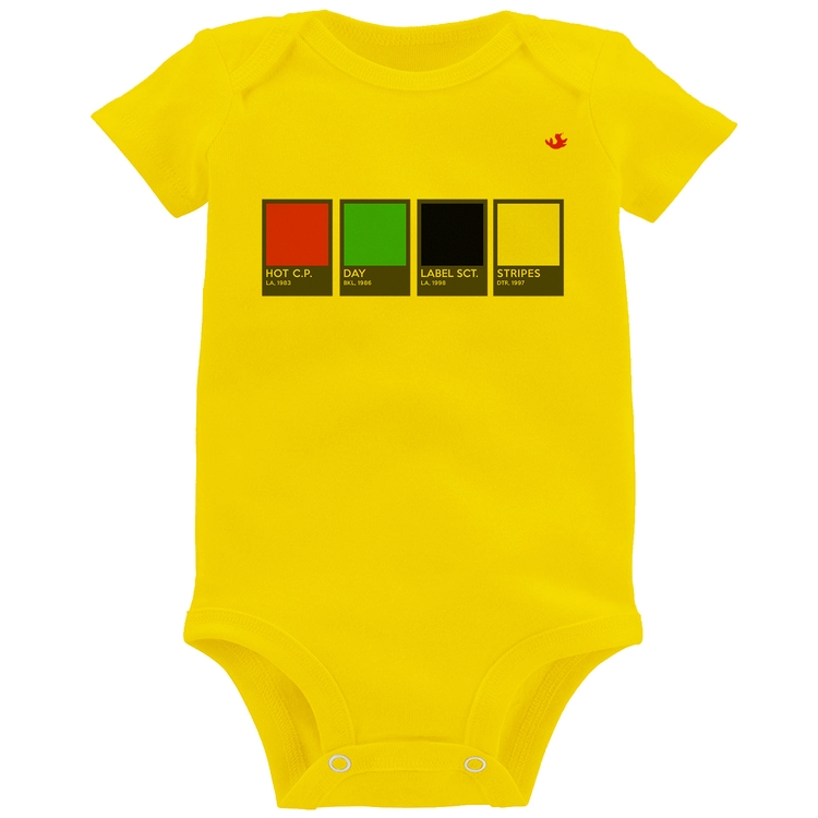 Body Bebê Music Color Guide - Amarelo