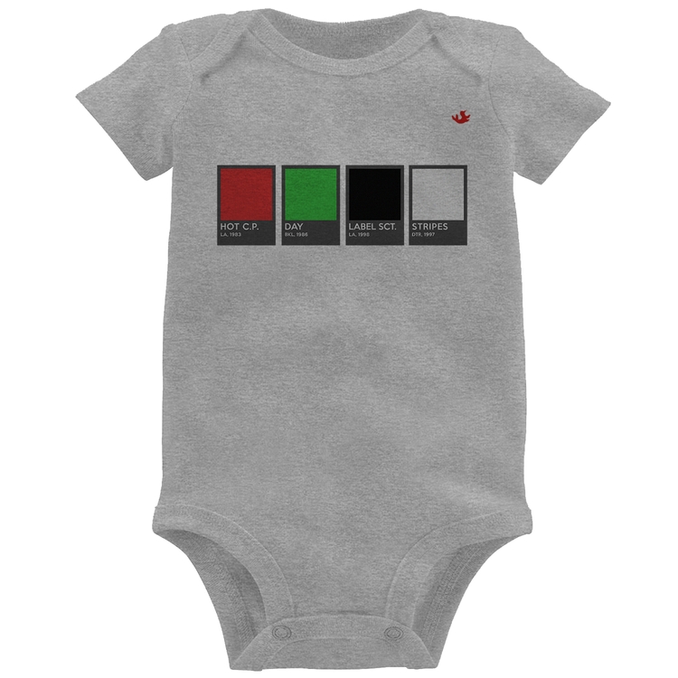 Body Bebê Music Color Guide - Cinza