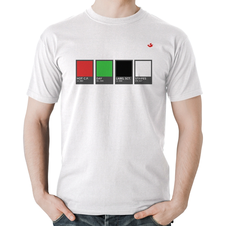 Camiseta Algodão Music Color Guide - Branca