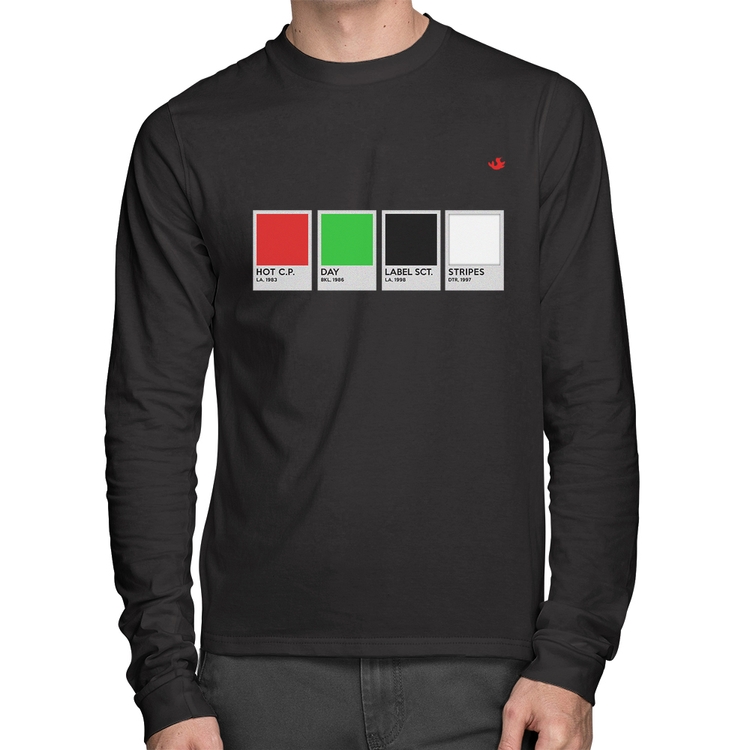 Camiseta Algodão Music Color Guide Manga Longa