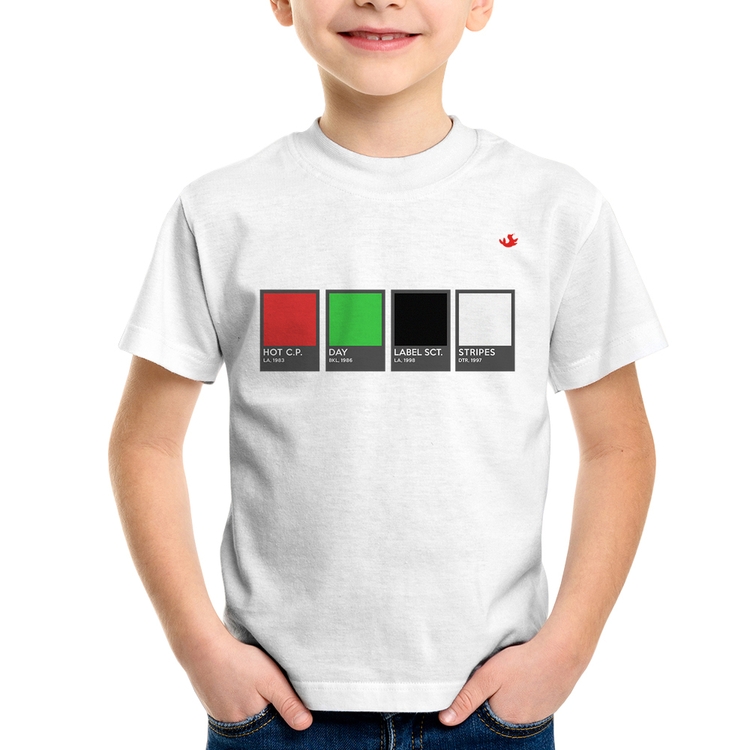 Camiseta Infantil Music Color Guide