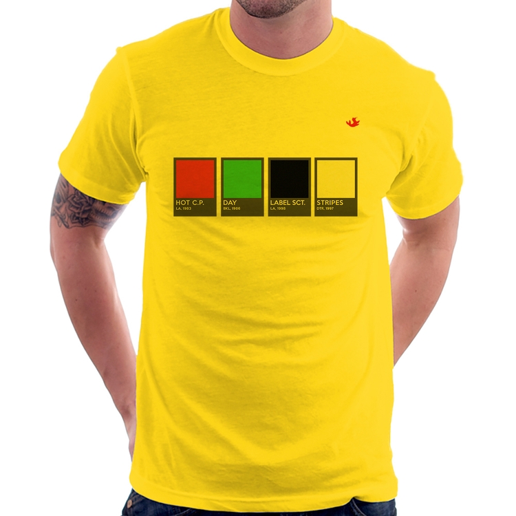 Camiseta Music Color Guide - Amarela