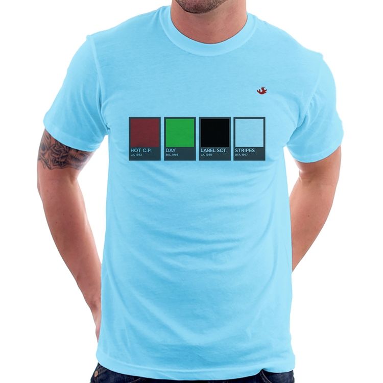 Camiseta Music Color Guide - Azul Bebê