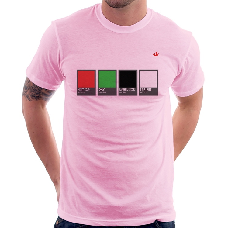 Camiseta Music Color Guide - Rosa Bebê