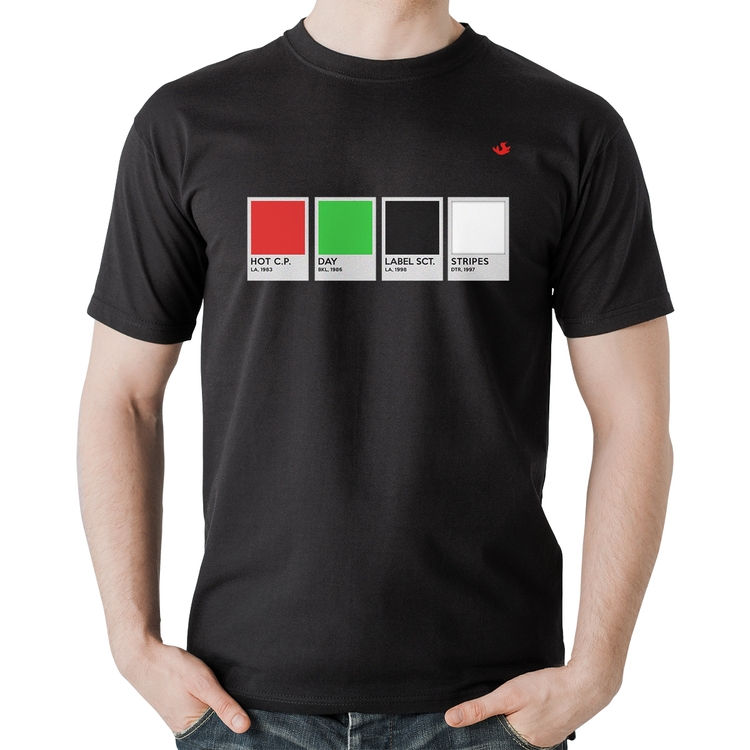 Camiseta Algodão Music Color Guide