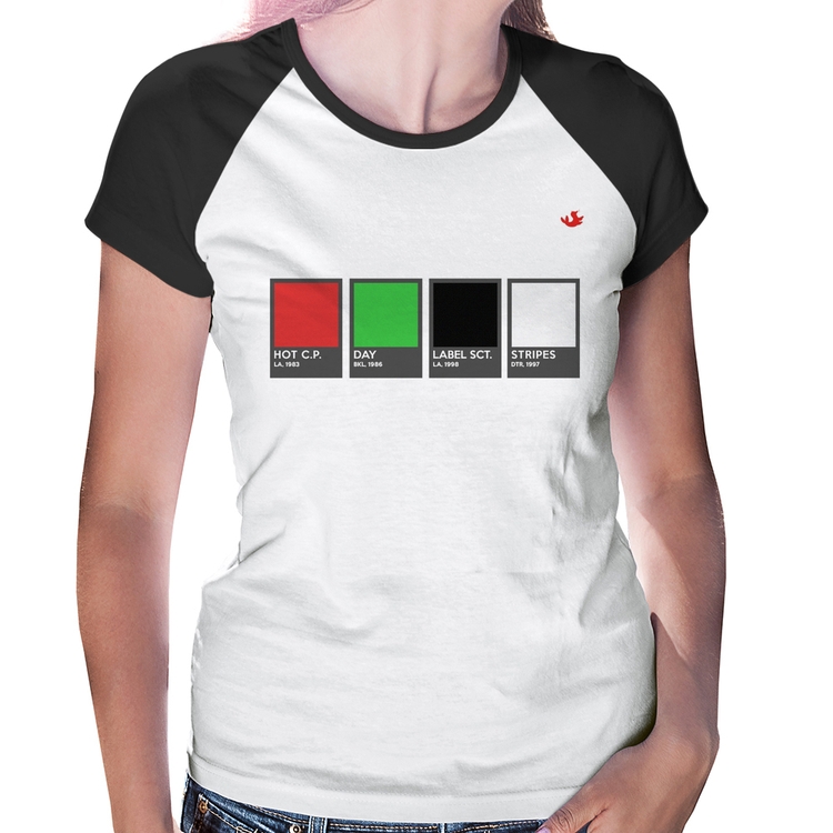 Baby Look Raglan Music Color Guide