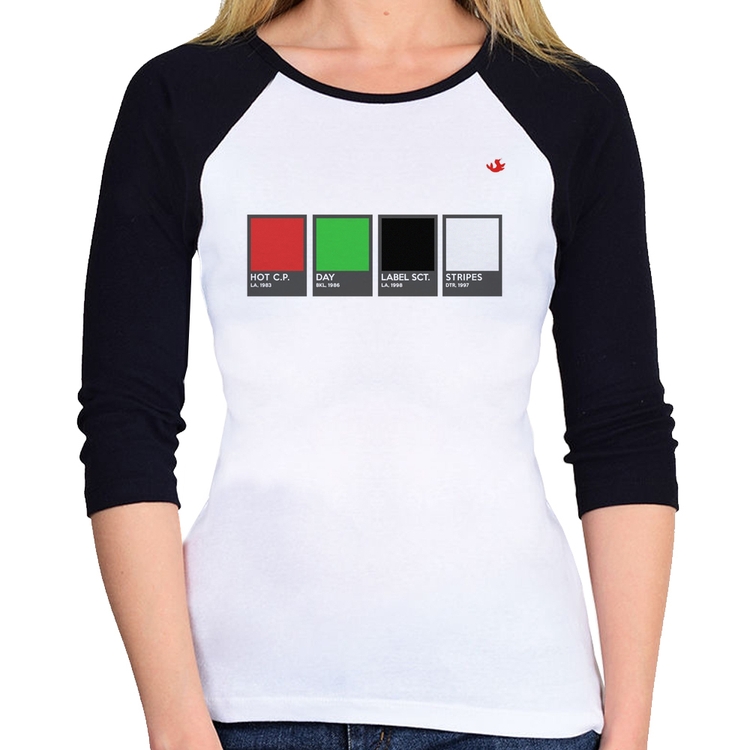 Baby Look Raglan Music Color Guide Manga 3/4