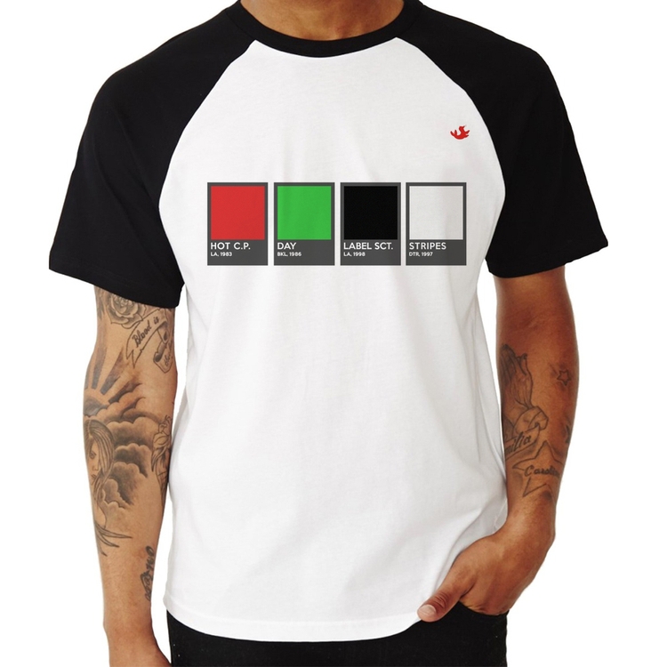 Camiseta Raglan Music Color Guide