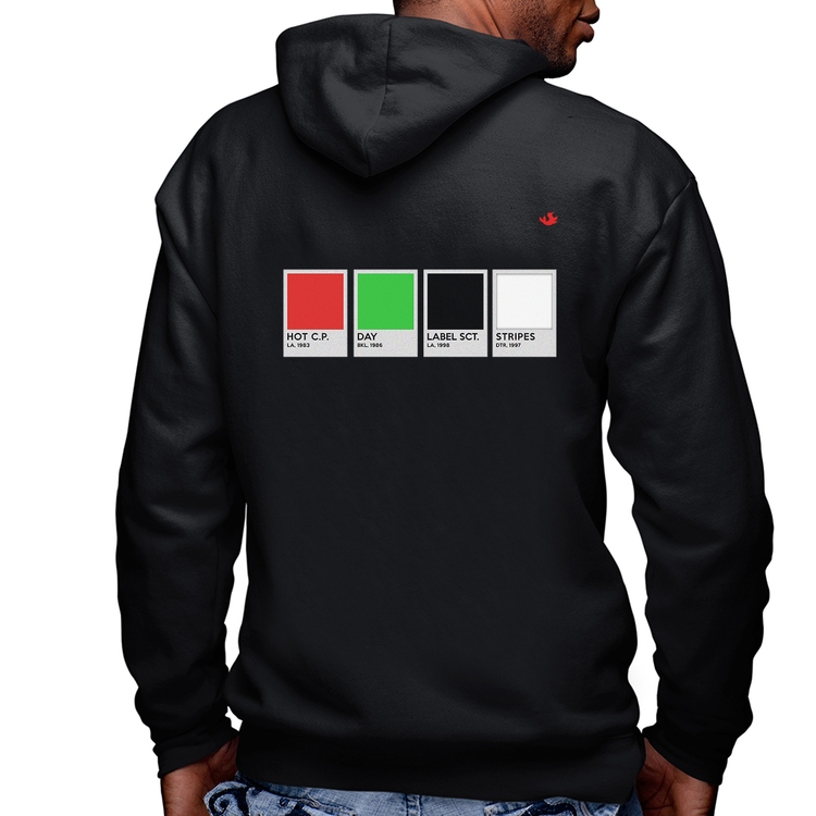 Blusa Moletom Music Color Guide Masculina com Capuz e Zíper