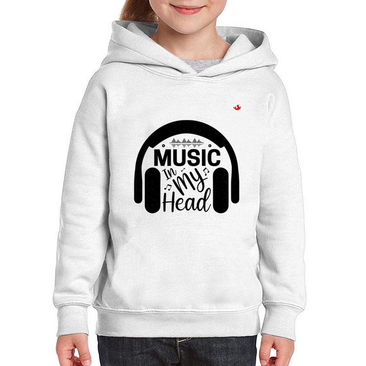 Moletom Infantil Music in my head
