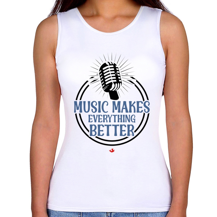 Regata Feminina Music makes everything better