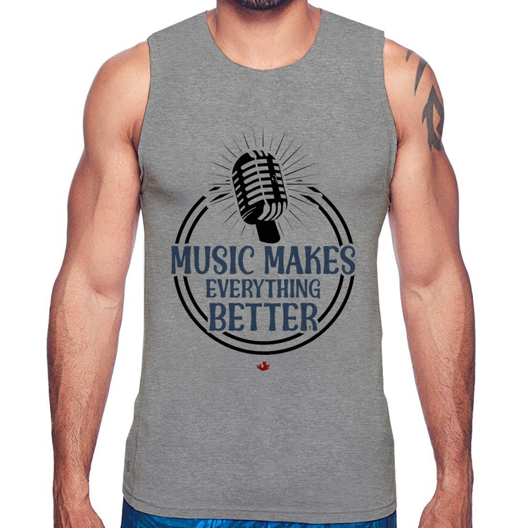 Regata Music makes everything better - Cinza