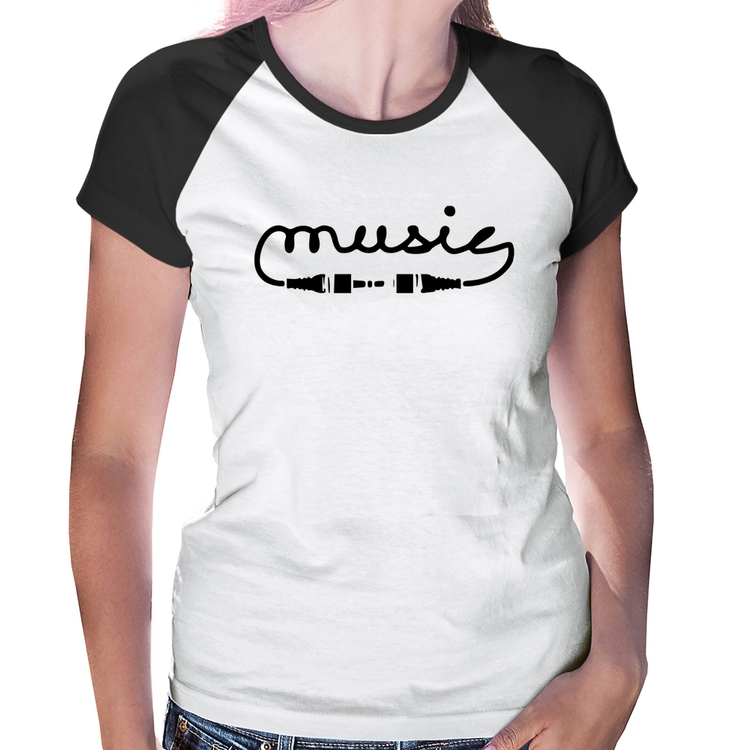 Baby Look Raglan Music Plug