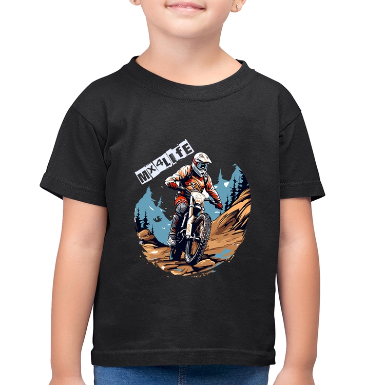 Camiseta Algodão Infantil MX4Life