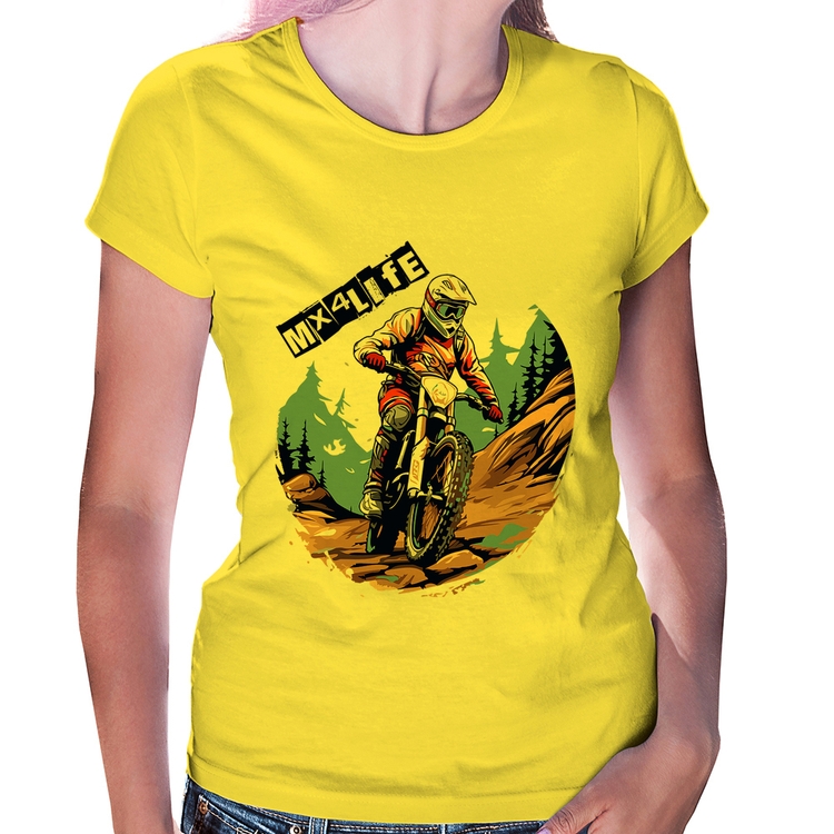 Baby Look MX4Life - Amarela