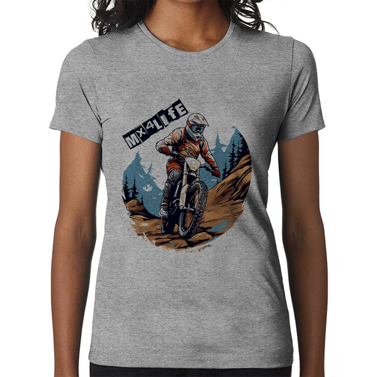 Baby Look MX4Life - Cinza