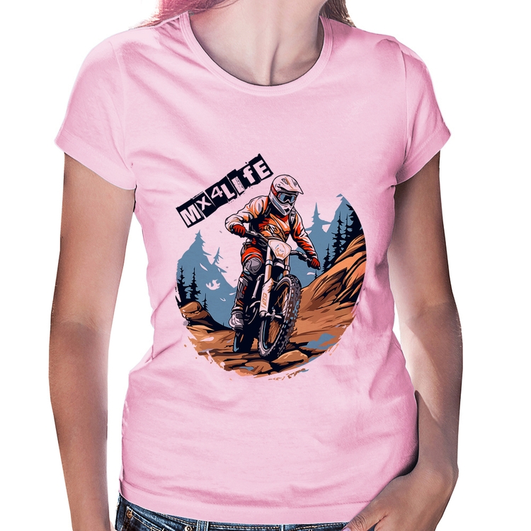 Baby Look MX4Life - Rosa Bebê