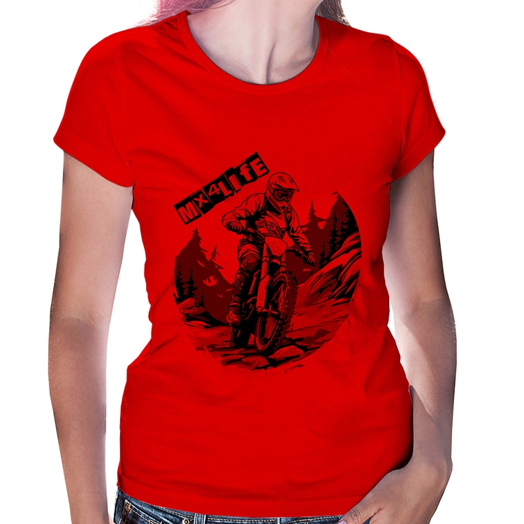 Baby Look MX4Life - Vermelha