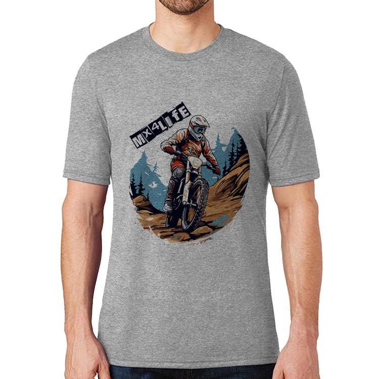 Camiseta MX4Life - Cinza