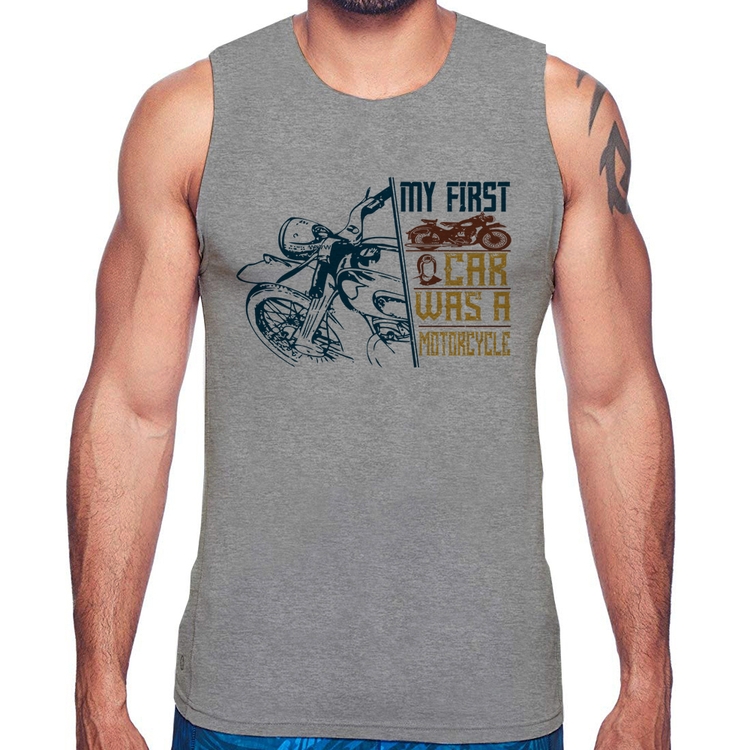 Regata My First Car Was A Motorcycle - Cinza