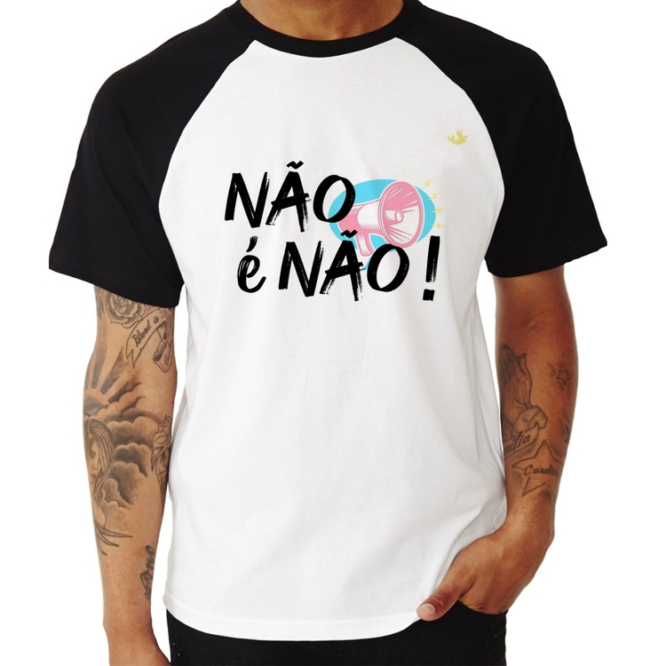 Camiseta Raglan Não é Não!