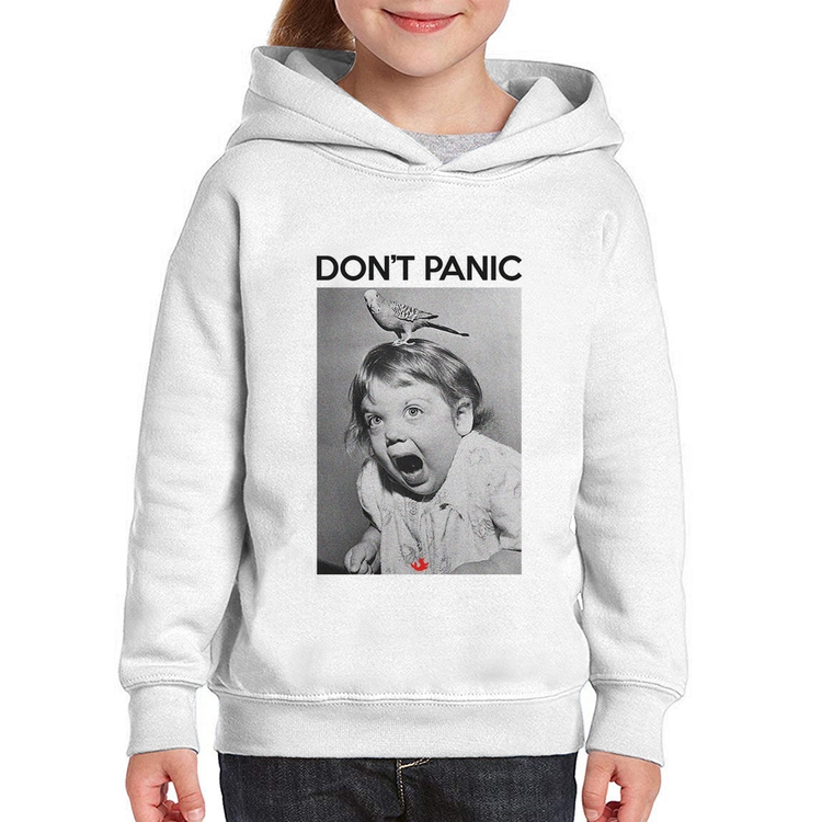 Moletom Infantil Não entre em pânico