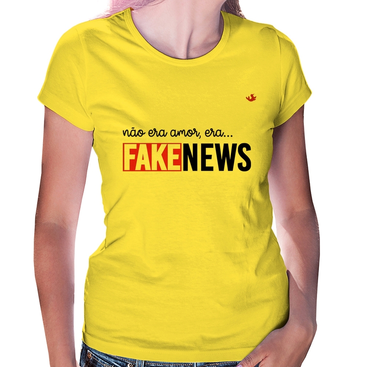 Baby Look Não era amor, era... fake news - Amarela