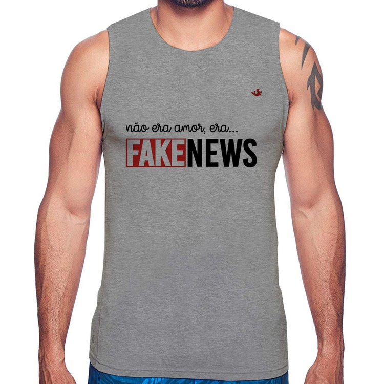 Regata Não era amor, era... fake news - Cinza