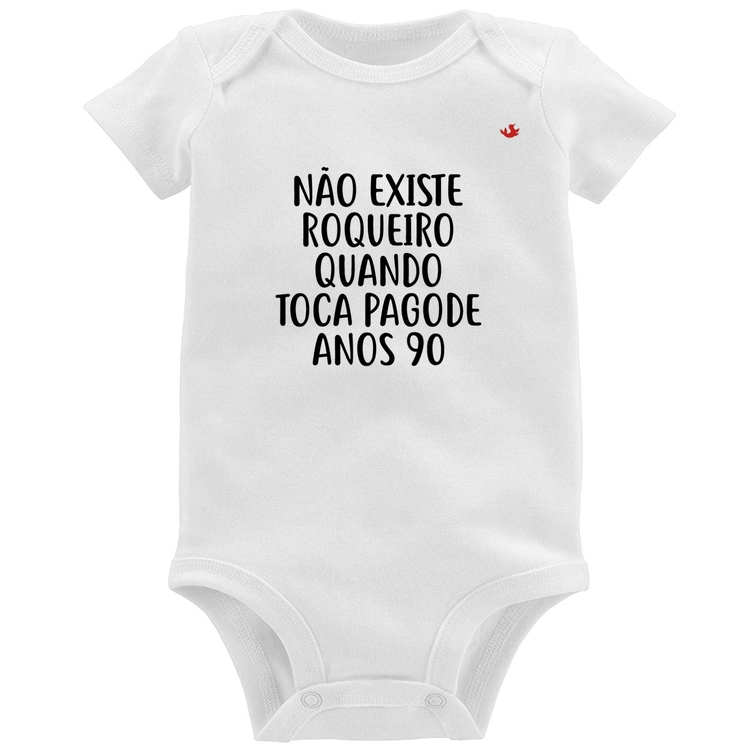 Body Bebê Não existe roqueiro quando toca pagode anos 90
