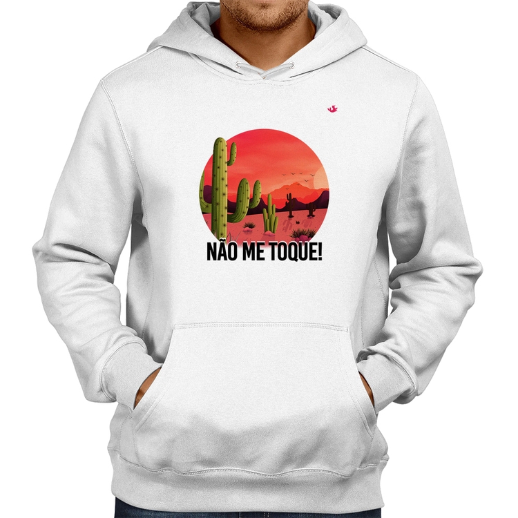Moletom Não me toque! - Branco