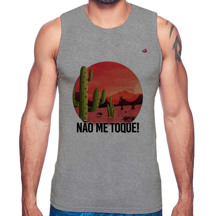 Regata Não me toque! - Cinza