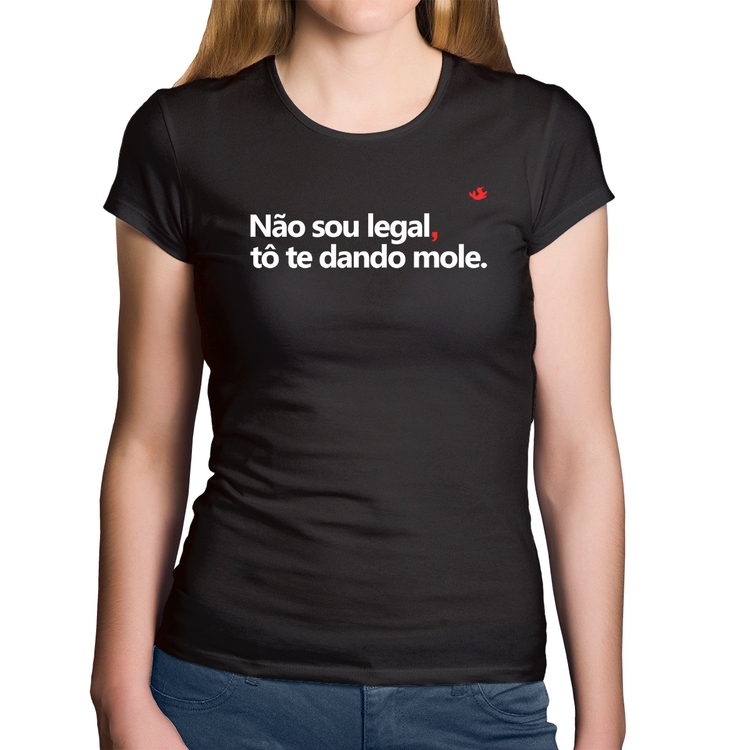 Baby Look Algodão Não sou legal, tô te dando mole