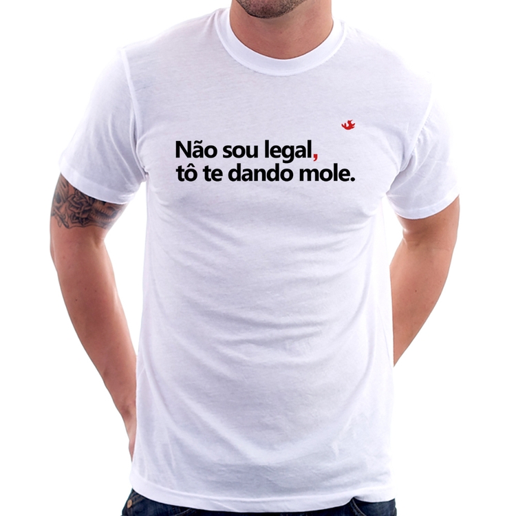 Camiseta Não sou legal, tô te dando mole