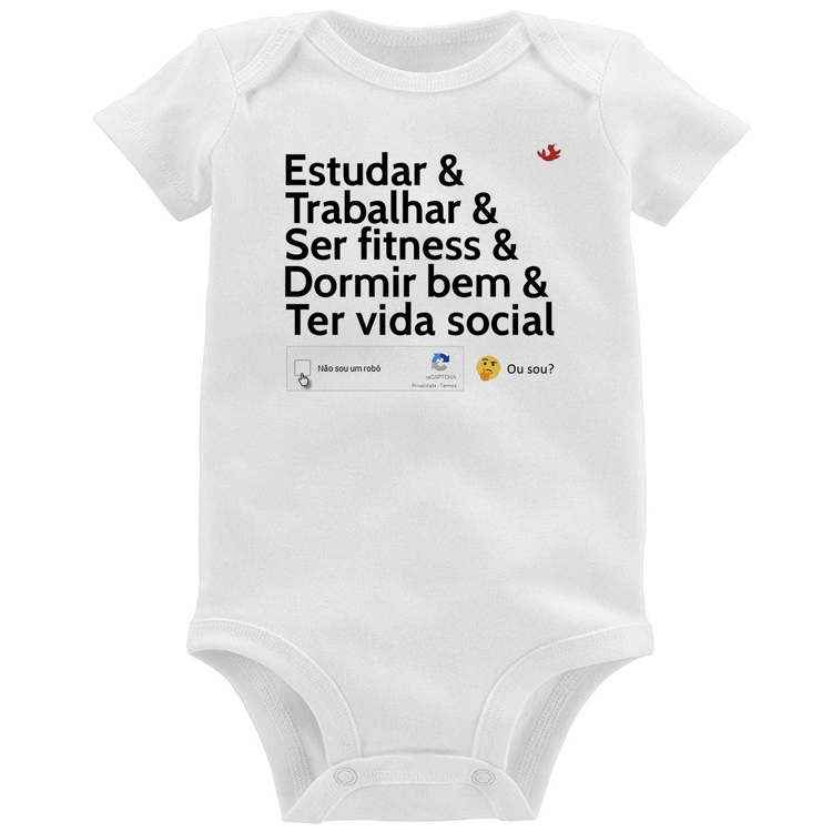 Body Bebê Não sou um robô... ou sou?