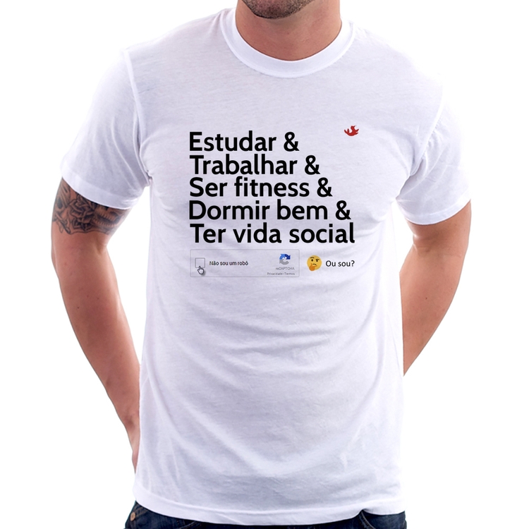 Camiseta Não sou um robô... ou sou?