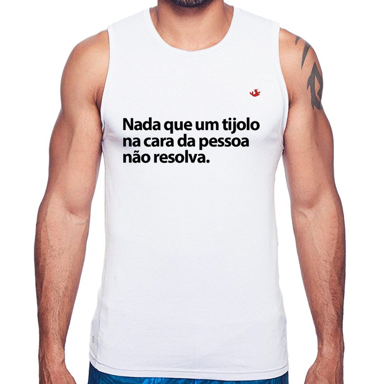 Regata Nada que um tijolo na cara da pessoa não resolva