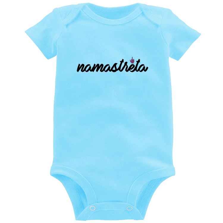 Body Bebê namastreta - Azul Bebê