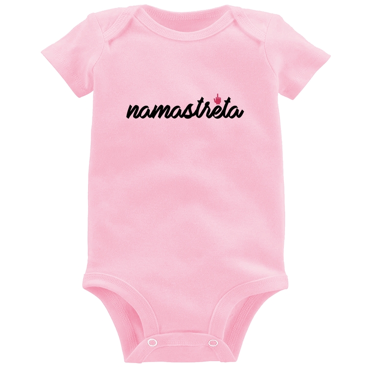 Body Bebê namastreta - Rosa Bebê