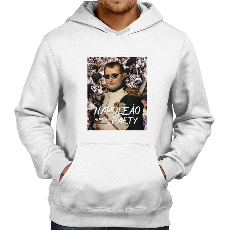 Moletom Napoleão bom na party - Branco