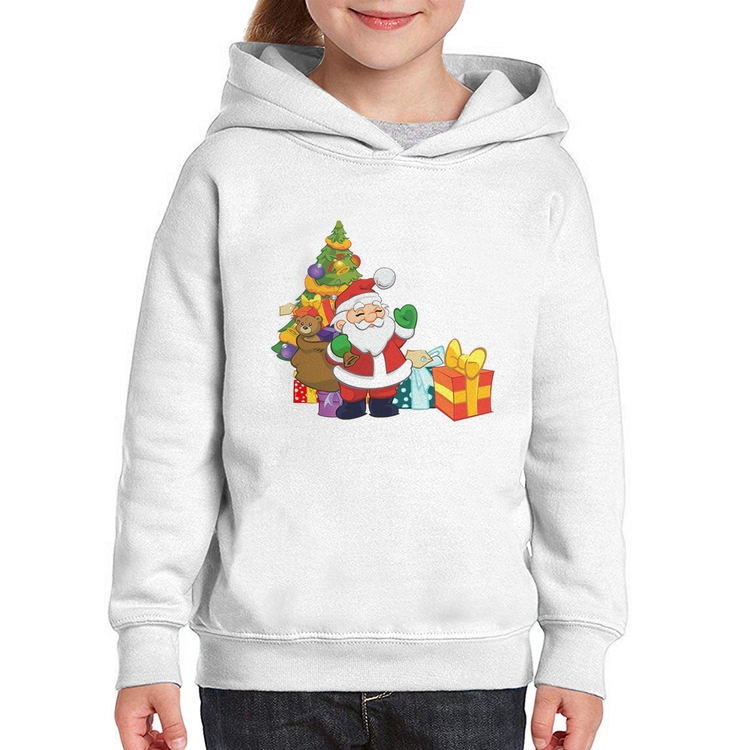 Moletom Infantil Natal Papai Noel