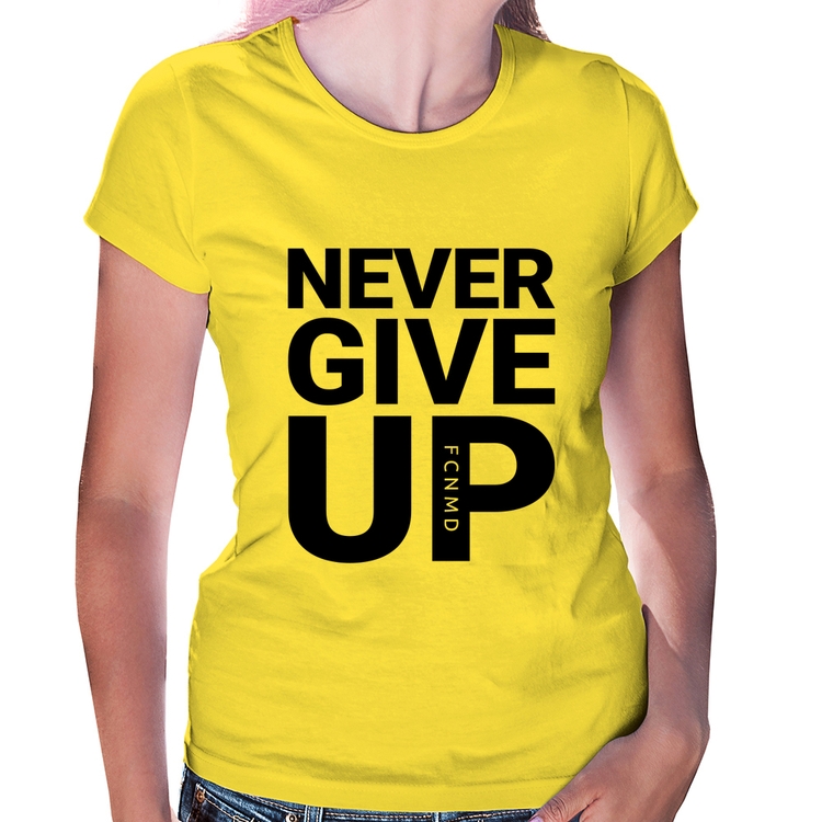 Baby Look Never give up - Amarela